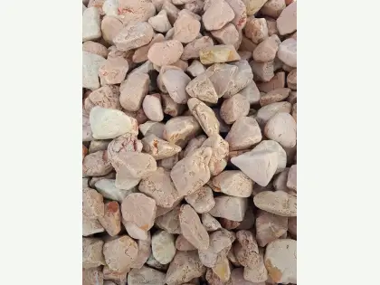 Pembe Dolomit Taş ( Tamburlu Çakıl ) küçük görsel 3